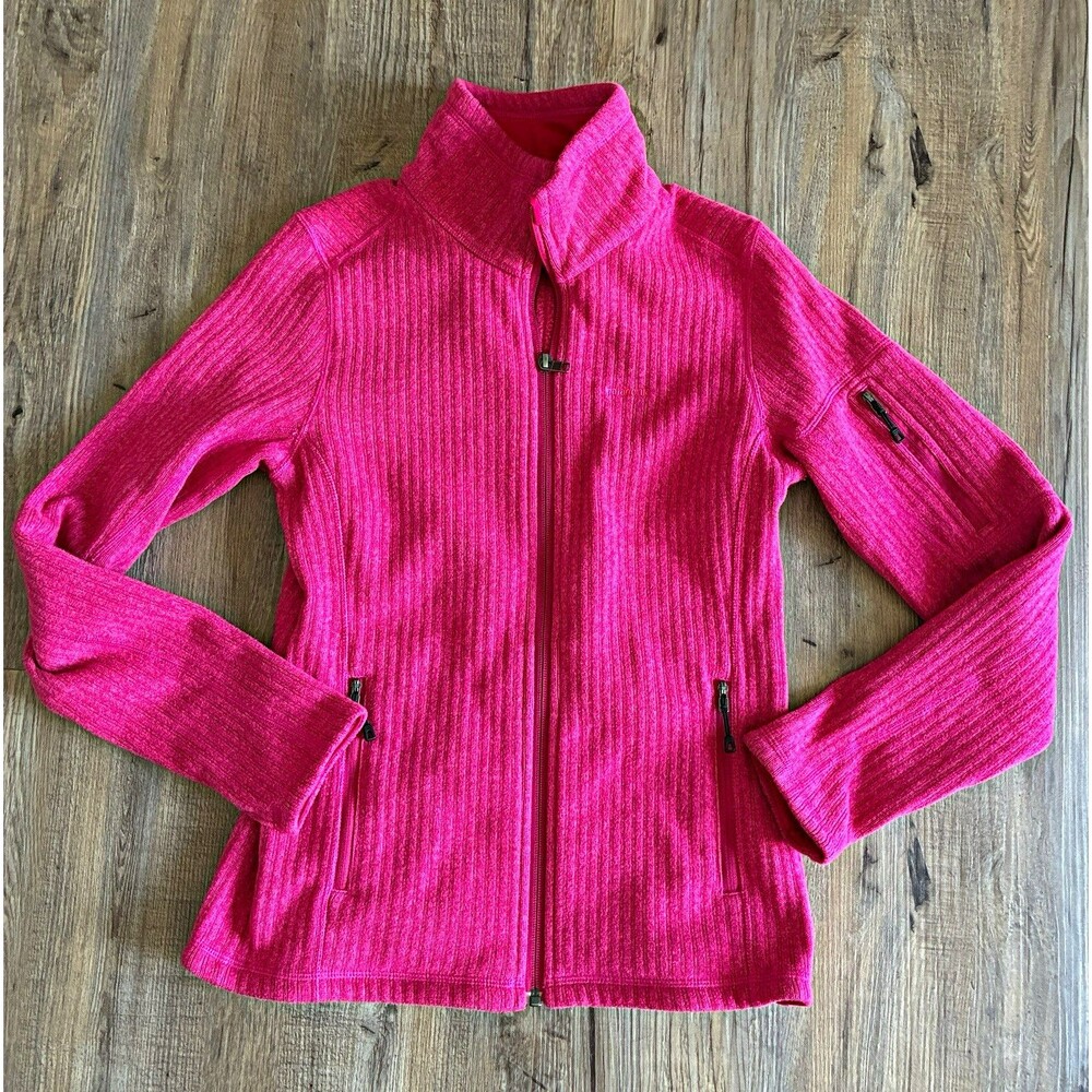 Patagonia Women’s S Pink Full Zip Athletic Jacket Polyester Hiking Gorpcore